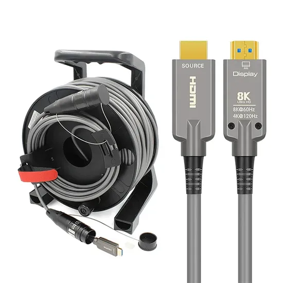 Cavo armato HDMI 2.0 in fibra ottica 4K