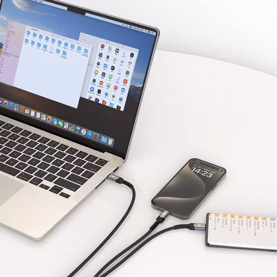 Cavo convertitore adattatore audio Dac 2 in 1 da 3,5 mm a tipo C per il trasferimento dati